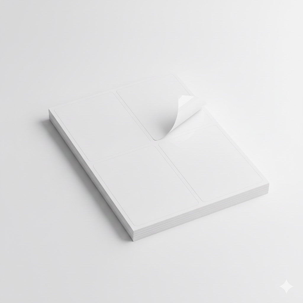 Shipping label - 4 cut (A4 size)