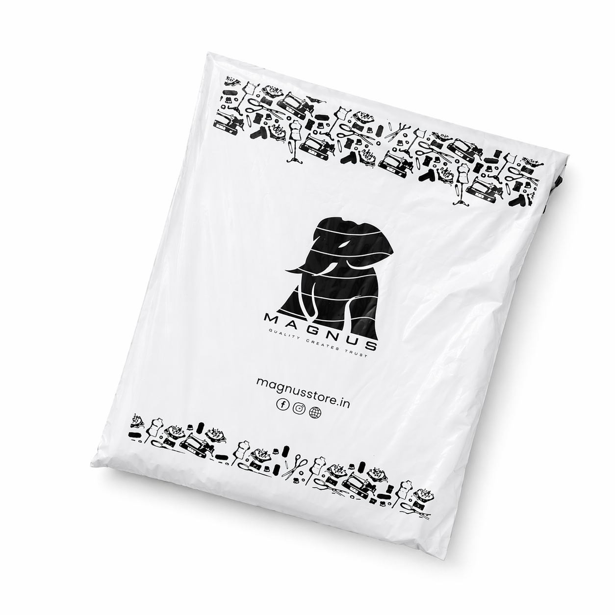 White Printed mailers