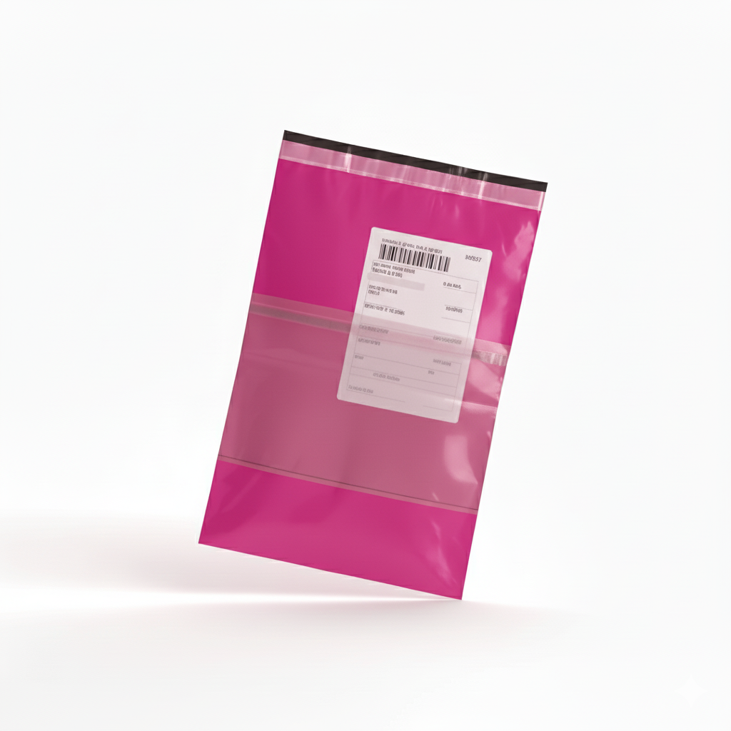 Colored Poly Courier Cover with POD - Pink