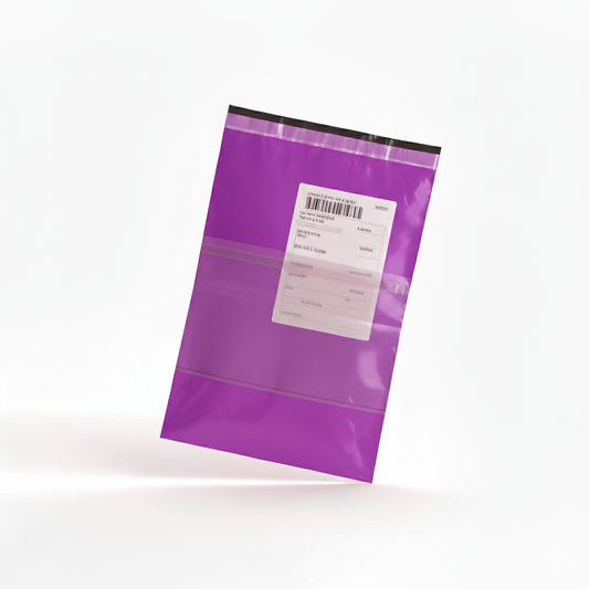 Colored Poly Courier Cover - Purple