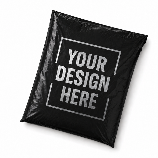 Black Printed mailers