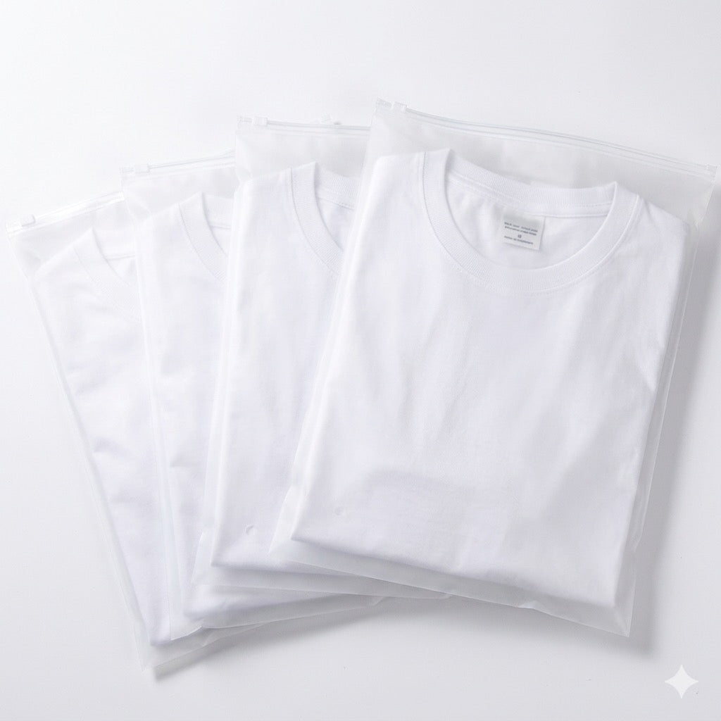 Frosted Zipper bags