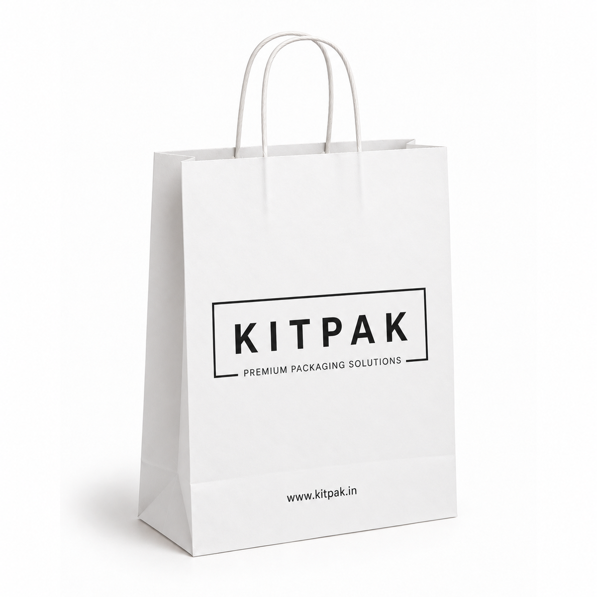 Custom Printed White Paper Carry Covers