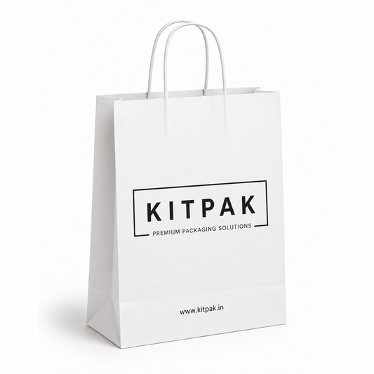 Custom Printed White Paper Carry Covers