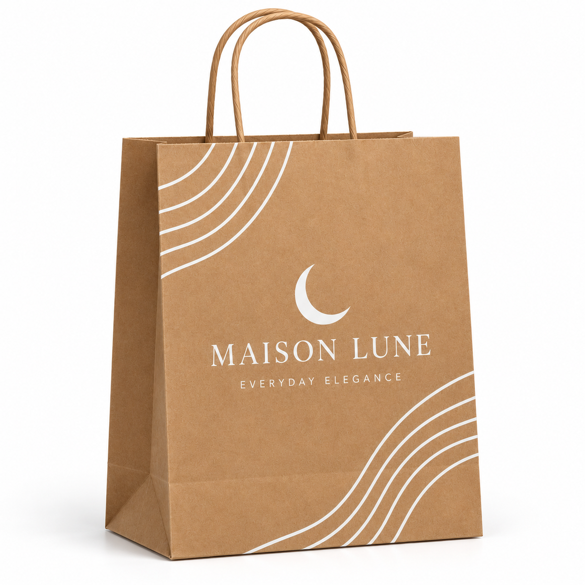 Custom Printed Brown Paper Carry Covers