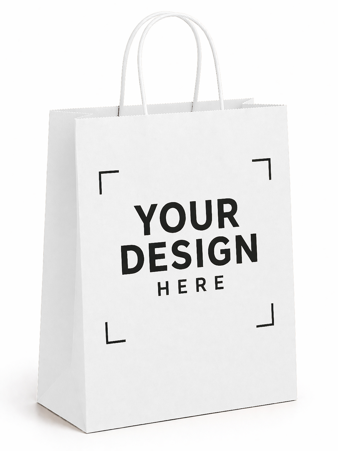 Custom Printed White Paper Carry Covers